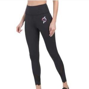 NWOT PELOTON Black Nylon Spandex Leggings, 24” (S)